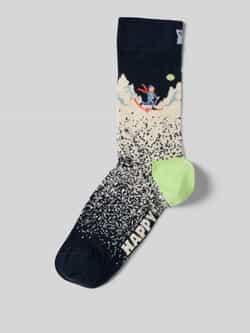Happy Socks Sokken in een all-over look model 'Snowy Night'