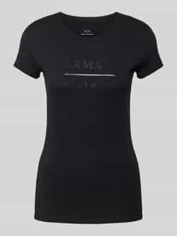 Armani Exchange T-shirt met labelprint