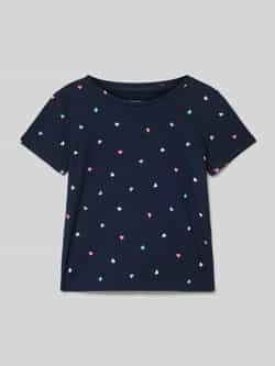 Tom Tailor T-shirt met all-over motief regular fit