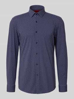 HUGO Slim fit zakelijk overhemd van licht stretchmateriaal model 'KENNO'