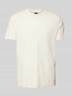 JOOP! Collection T-shirt met geribde ronde hals model 'Carlon'