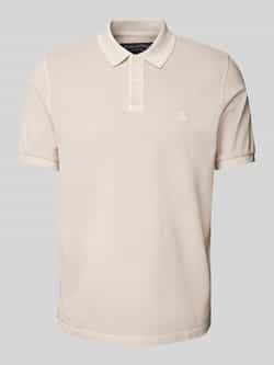 Marc O'Polo Regular fit poloshirt van puur katoen met logostitching