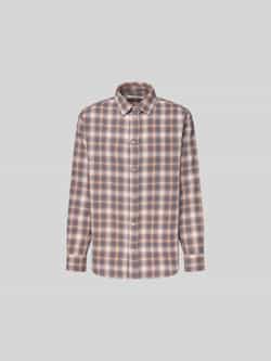 Wood Relaxed fit vrijetijdsoverhemd met knoopsluiting