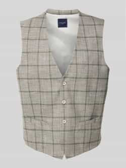 Christian Berg Men Gilet met strookzakken
