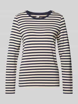 BRAX Shirt met lange mouwen en ronde hals model 'CARINA'