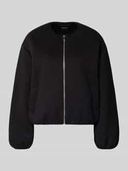 Only Comfort fit sweatjack met extra brede schouders