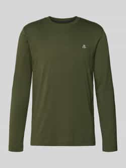 Marc O'Polo Shaped fit shirt met lange mouwen van puur katoen
