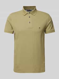 Tommy Hilfiger Poloshirt 1985 SLIM POLO van iets gestructureerd piqué