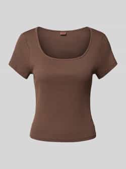 Levi's T-shirt met vierkante hals