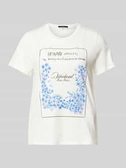 Weekend Max Mara T-shirt met motief- en labelprint model 'TEIERA'