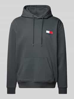 TOMMY JEANS Sweatshirt TJM REG ESSENTIAL FLAG HOOD EXT met bedrukte merklogo op borsthoogte