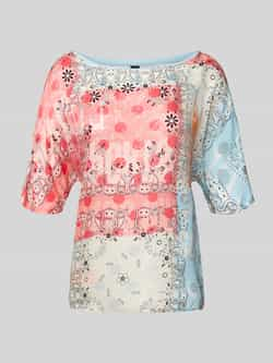 Marc Cain Blouseshirt van viscose met paisleymotief