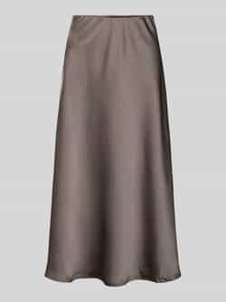 NEO NOIR Midirok van satijn met elastische band model 'Bovary'