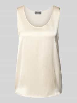 Monari Regular fit blousetop met ronde hals