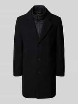 Antony Morato Regular fit lange jas met reverskraag model 'Rupert'