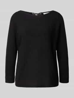 Comma Gebreide pullover met boothals