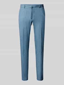 Zuitable Slim fit pantalon met strikceintuur model 'SPARTAFLEX'