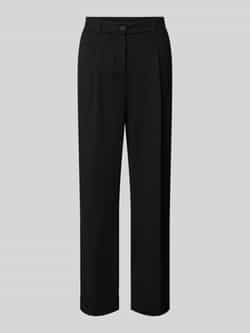 Someday Straight leg stoffen broek met bandplooien model 'Cisilia easy'