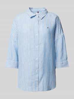 Tommy Hilfiger Regular fit blouse van puur linnen