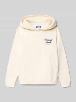 Jack & jones Hoodie met labelprint en kangoeroezak