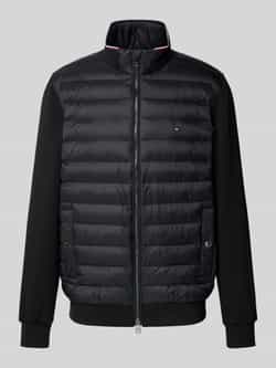 Tommy Hilfiger Regular fit gewatteerd jack van katoenmix