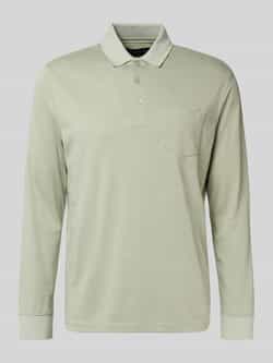 Bugatti Poloshirt met labelstitching