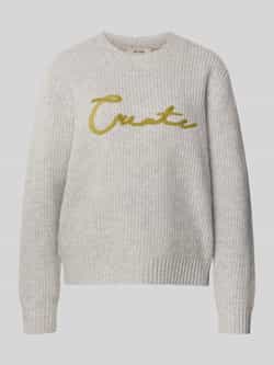 MOS MOSH Gebreide pullover met ronde hals model 'Brynna'