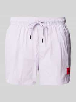 HUGO Regular fit zwembroek met labelpatch model 'DOMINICA'