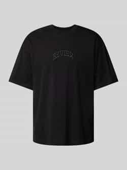 REVIEW T-shirt met labelstitching