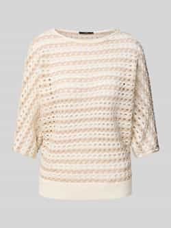 Zero Gebreide pullover met ajourpatroon