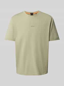 Boss Orange Regular fit T-shirt van katoenmix