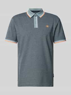 Tom Tailor Poloshirt met logo in reliëf op de borst