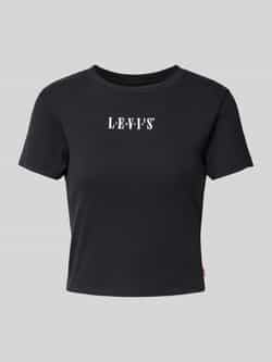 Levi's Kort T-shirt met labelstitching