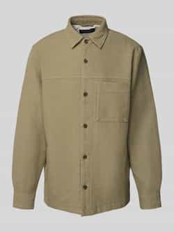 Marc O'Polo Loose fit overshirt van puur katoen