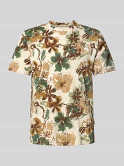 Blend T-shirt met geribde ronde hals model 'JEMO'
