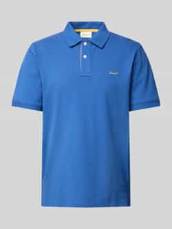 Gant Regular fit poloshirt met labelstitching