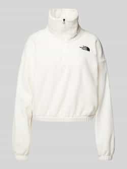 The North Face Kort sweatshirt met opstaande kraag model 'Glacier'