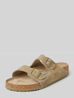 Birkenstock Slippers van leer met doornsluiting model 'Arizona'