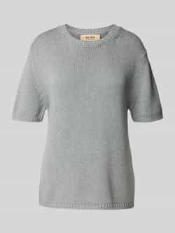 MOS MOSH Gebreid shirt met ronde hals model 'Arin'