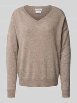 Christian Berg Woman Pullover van kasjmier met V-hals