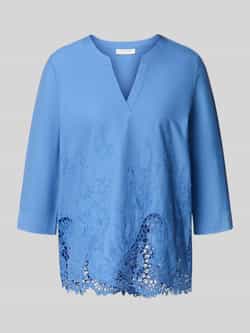 Eterna Regular fit blouse met motiefstitching