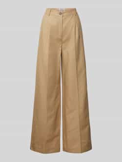 JAKE*S STUDIO WOMAN Wide leg bandplooibroek met steekzakken