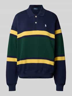 Polo Ralph Lauren Sweatshirt met logostitching en polokraag