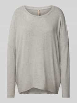 Soyaconcept Gebreide pullover met extra brede schouders model 'Biara'