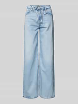 ARMEDANGELS Wide leg jeans met strikceintuur model 'ASTRAEAAS'