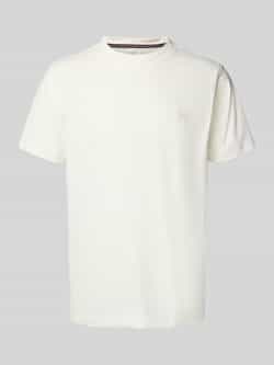 Lerros T-shirt met labeldetail