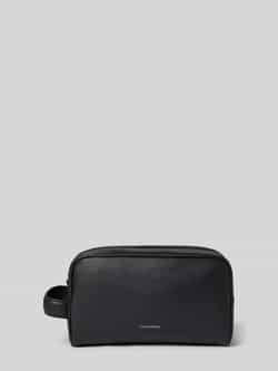 CK Calvin Klein Toilettas met draaglus en labeldetail