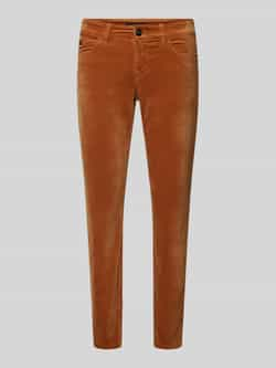 Marc Cain Slim fit broek met siernaden