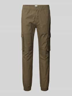 Calvin Klein Jeans Skinny fit cargobroek met labelpatch