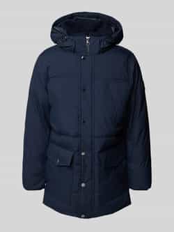 Tommy Hilfiger Parka Rockie Utility Parka hoog gesloten staande kraag met faux bont
